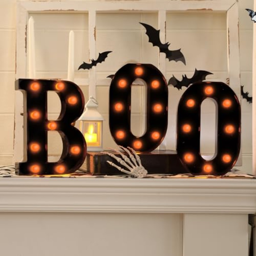Kitchen Decor Lighting - Halloween Decorations-3 Marquee Light up Letters