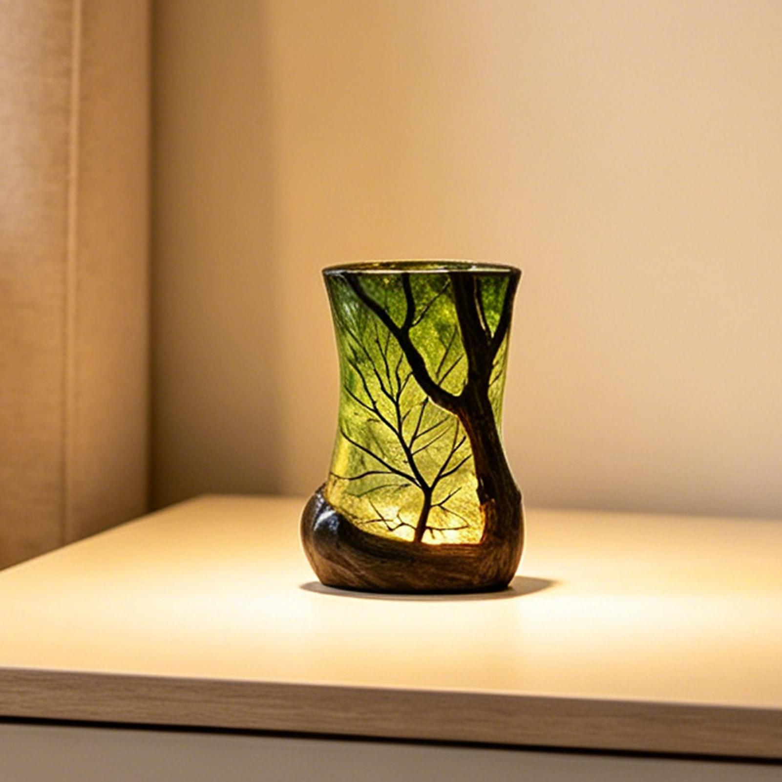 Lighting Decor Ideas - Bedside Table Lamp Forest Nightlight Decorative