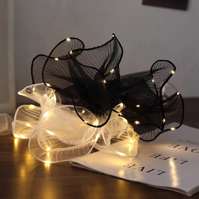 Lighting Decor Ideas - 1Pcs LED Flower Wrapping Paper With