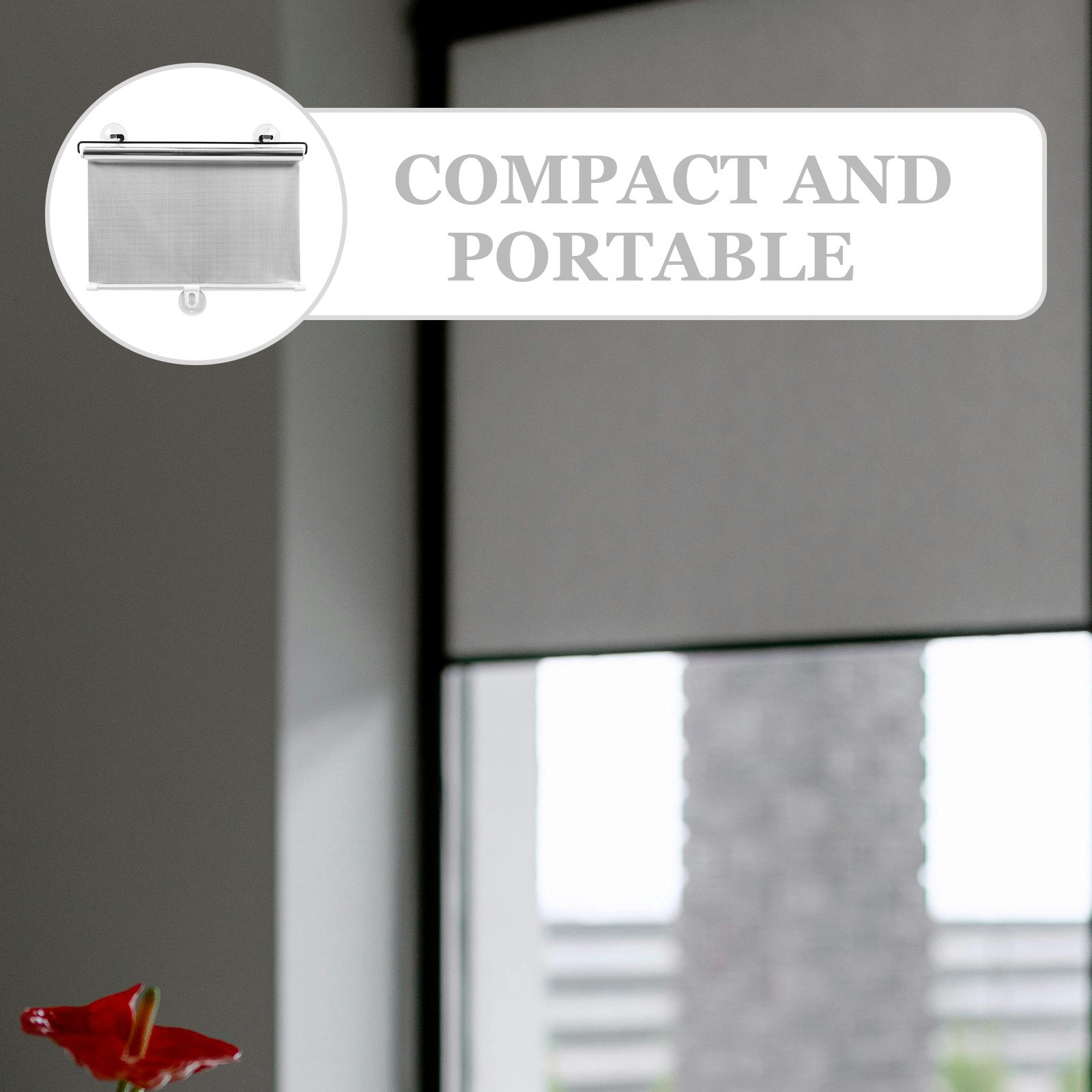 Kitchen Decor Lighting - Suction Cup Window Shade Blackout Curtains