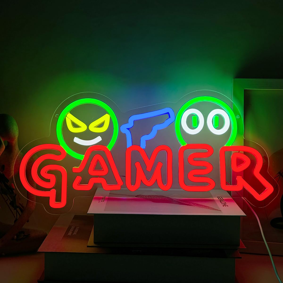 Gamer Neon Sign LED Wall Light - Led Lighting Wall Decor recension och pris