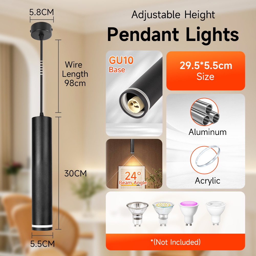 GU10 Led Pendant Light 3 Color - Colour Changing Bulb recension och pris