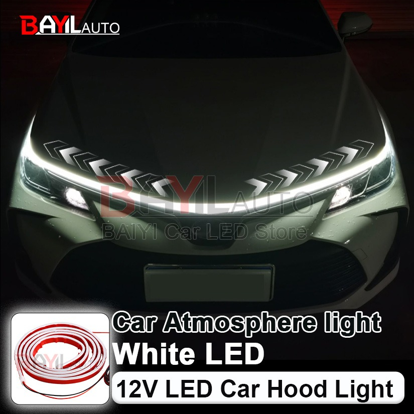 12V White Car Hood Light Strip - Lighting Decor Ideas recension och pris