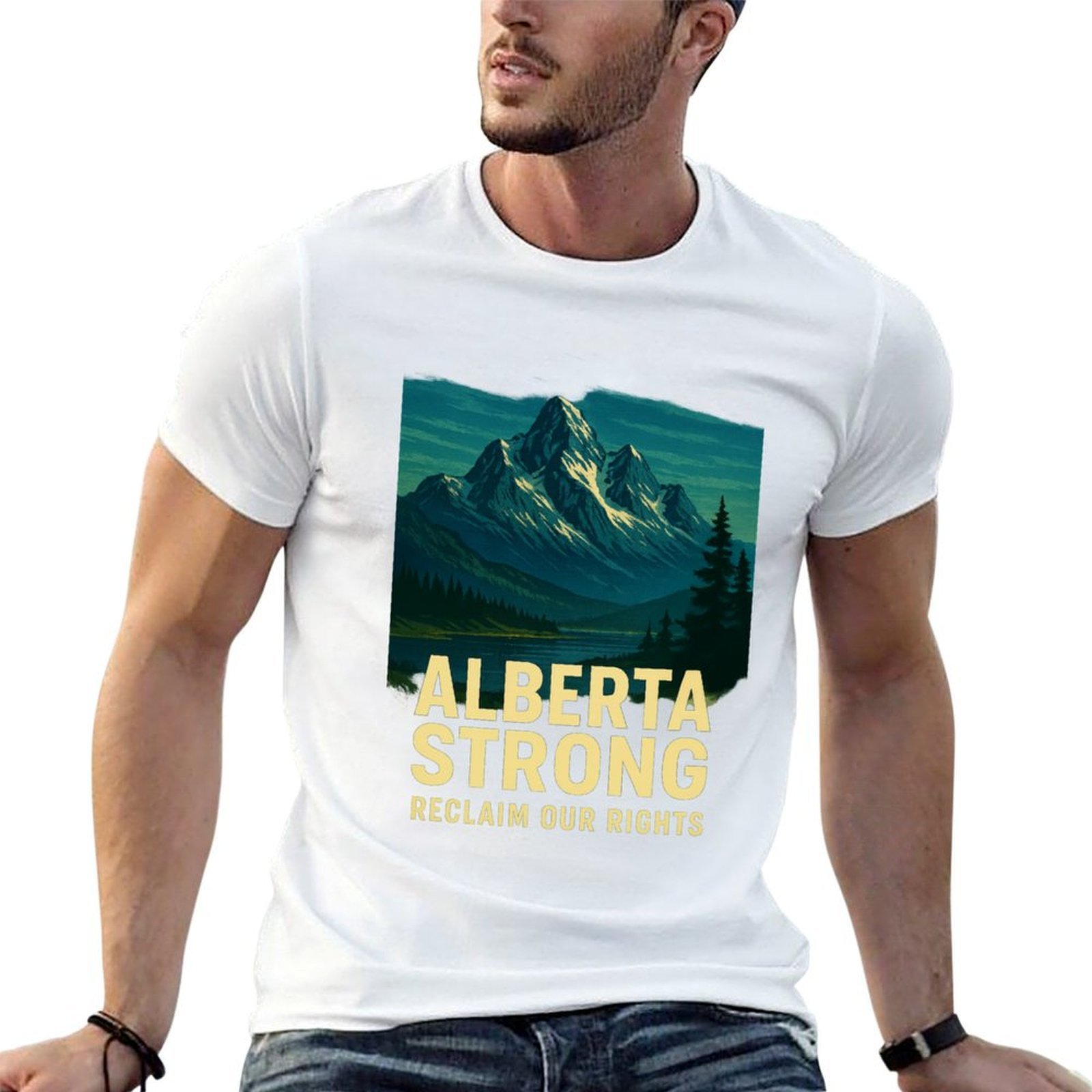 Alberta Strong T-Shirt Casual  - Alberta Lighting & Decor Photos recension och pris
