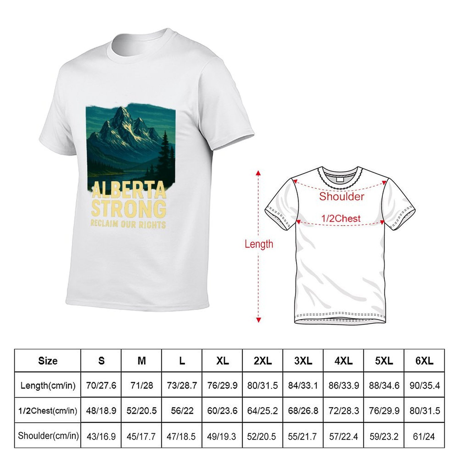 Alberta Strong T-Shirt Casual  - Alberta Lighting & Decor Photos recension och pris