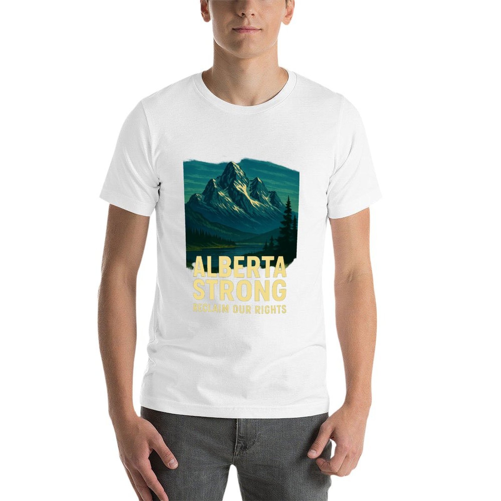 Alberta Strong T-Shirt Casual  - Alberta Lighting & Decor Photos recension och pris