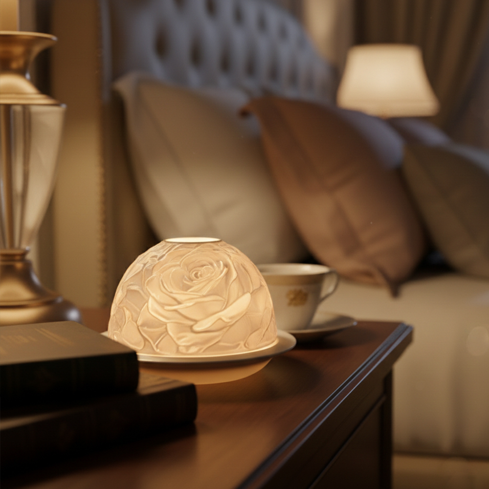Elegant Rose Porcelain Candle  - Lighting Decoration Wedding recension och pris