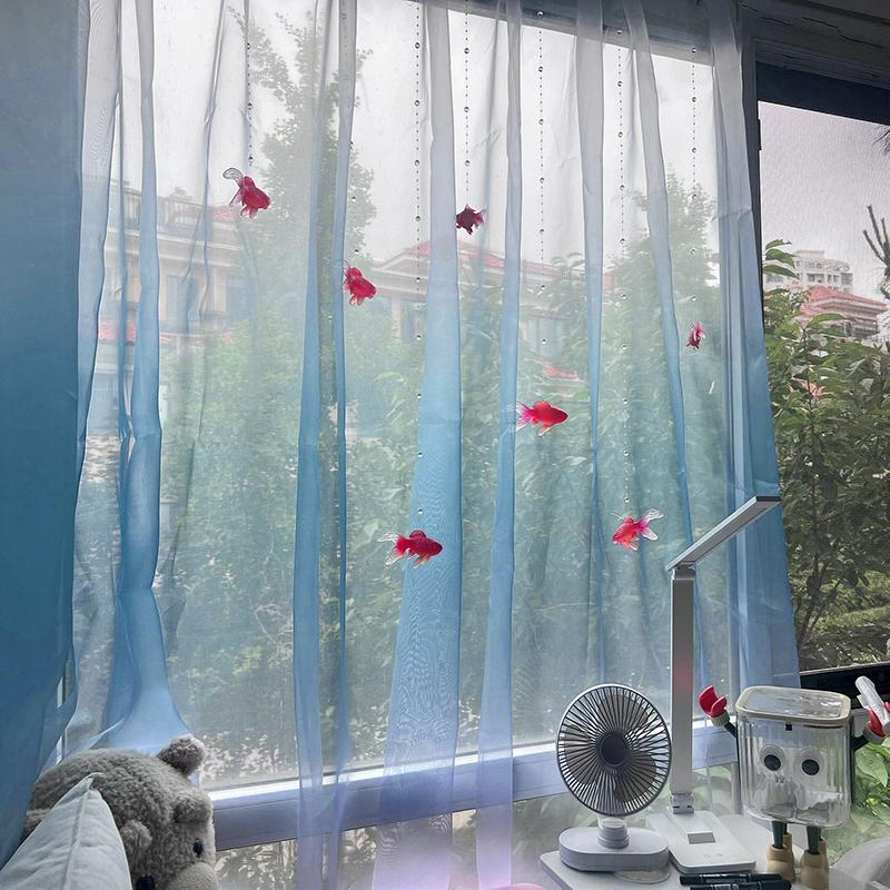 Light Blue Solid Sheer Voile W - Lighting Decor Ideas recension och pris