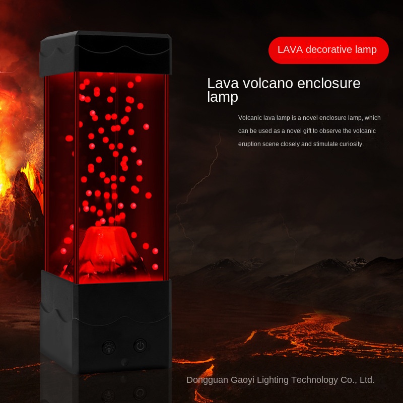 LED Lava Volcano Light Home De - Lava Lamp Desktop recension och pris