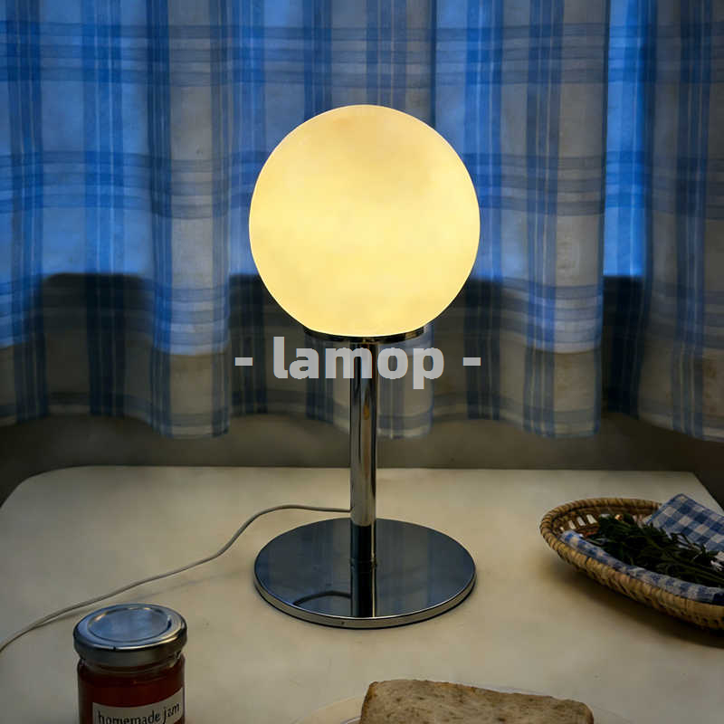 Milky White Solid Globe Chrome - Decor Lighting Table Lamps recension och pris