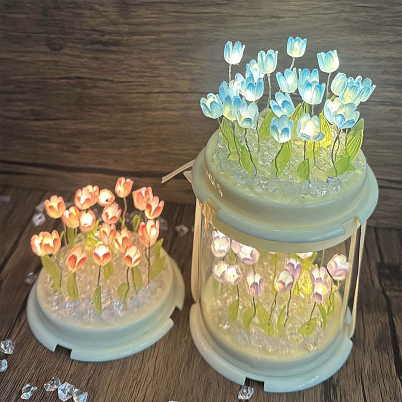 DIY Tulip Lamp Simulation Flow - Decor Lighting Table Lamps recension och pris