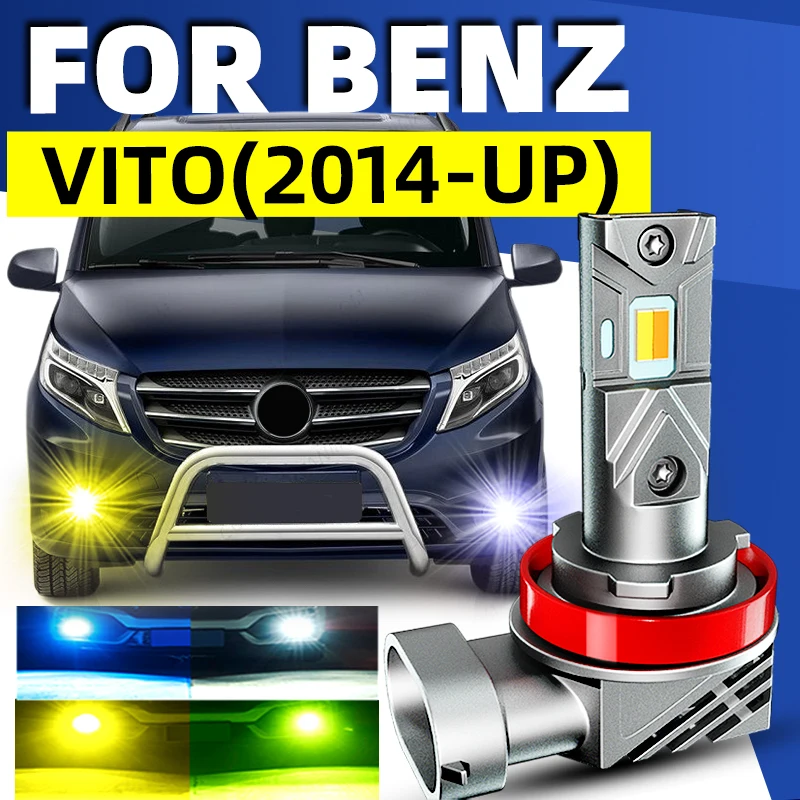 2x Car LED Front Fog Lights Bu - Colour Changing Bulb recension och pris