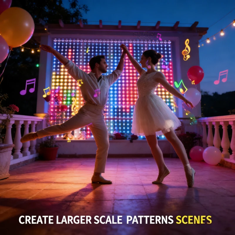 Smart 400LED Curtain Lights, M - Lighting Decoration Wedding recension och pris