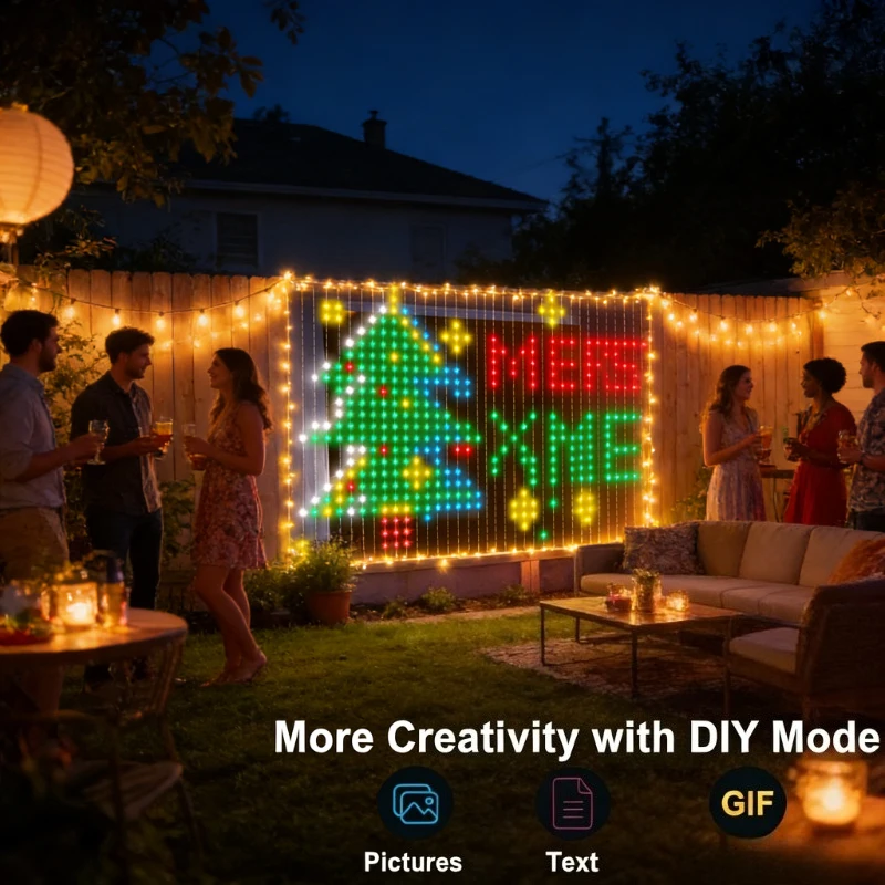 Smart 400LED Curtain Lights, M - Lighting Decoration Wedding recension och pris