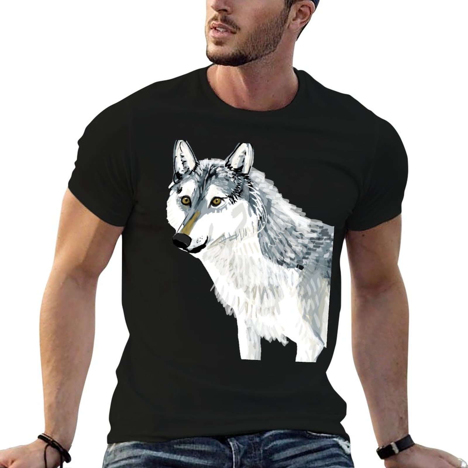 Totem Alberta Wolf T-Shirt Cas - Alberta Lighting & Decor Photos recension och pris