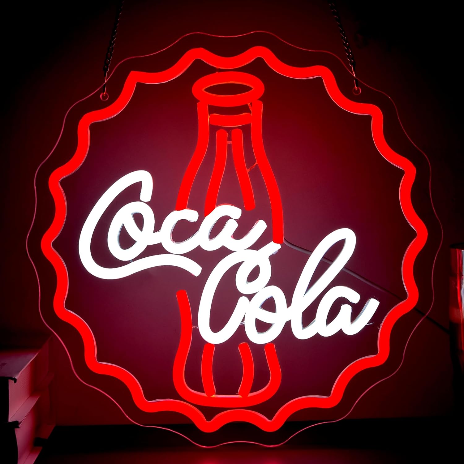 Cola Neon Sign Art Wall Light  - Led Lighting Wall Decor recension och pris