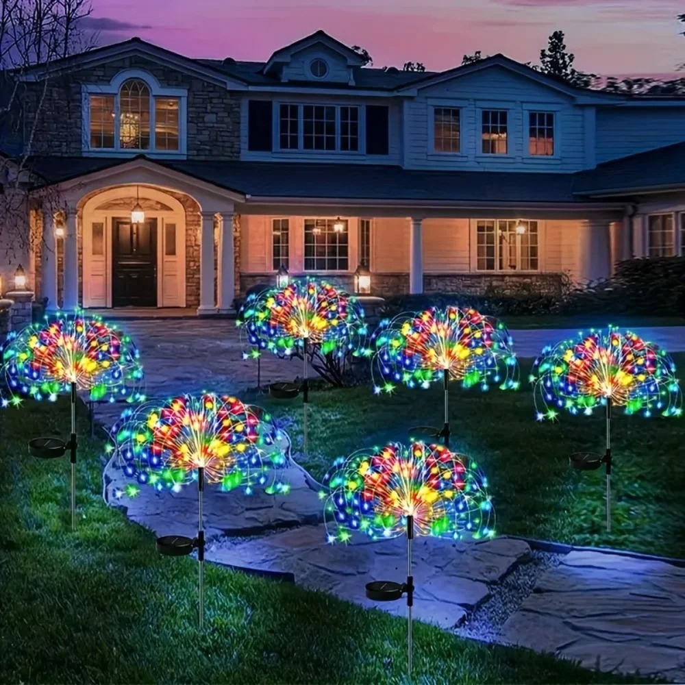 Solar LED Firework Fairy Light - Outdoor Lighting Wedding Decor recension och pris