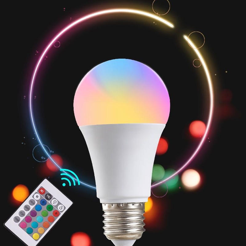 E27 220V 16 Colors RGB Bulb LE - Colour Changing Bulb recension och pris