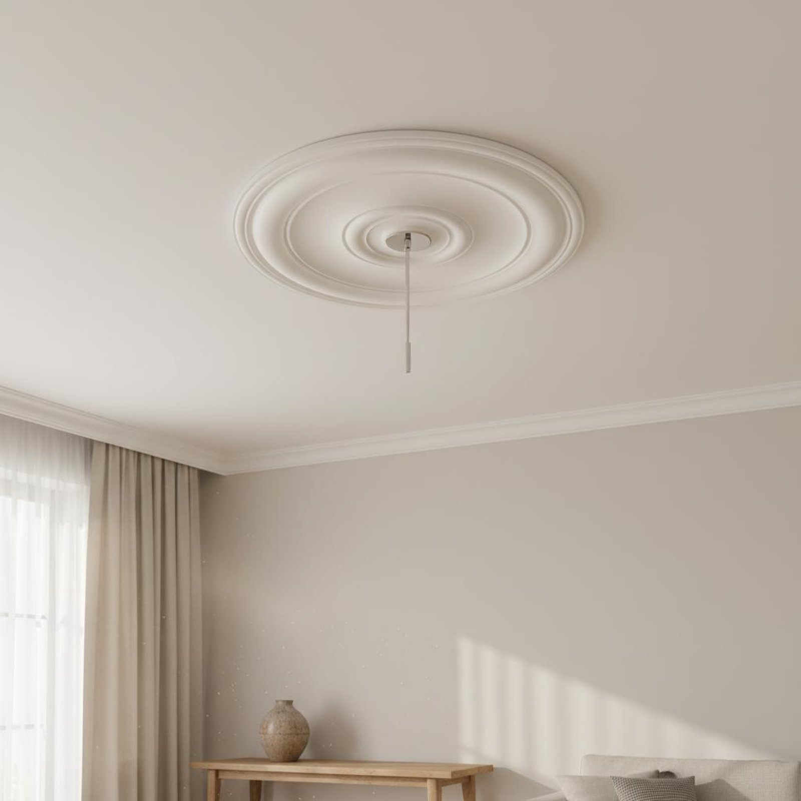 Round Ceiling Medallion Europe - Lightings Decoration recension och pris