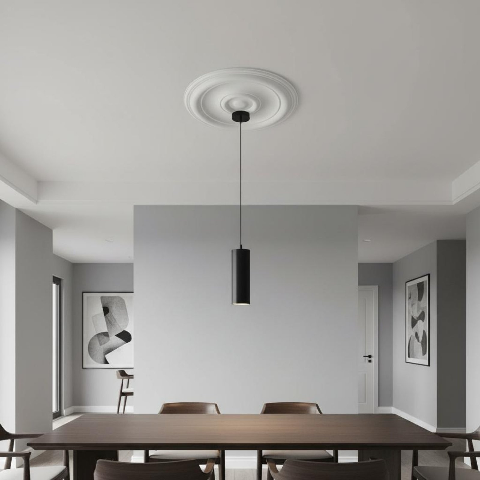 Round Ceiling Medallion Europe - Lightings Decoration recension och pris