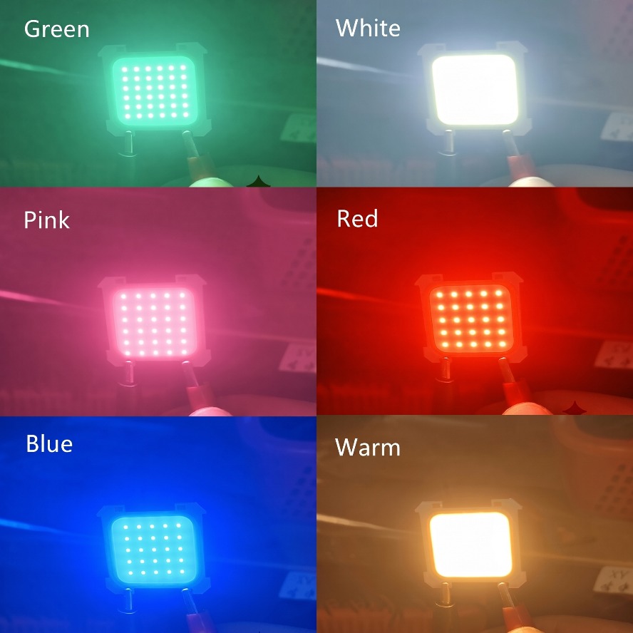 6 Light Colors 100~10PCS 3V LE - Colour Changing Bulb recension och pris