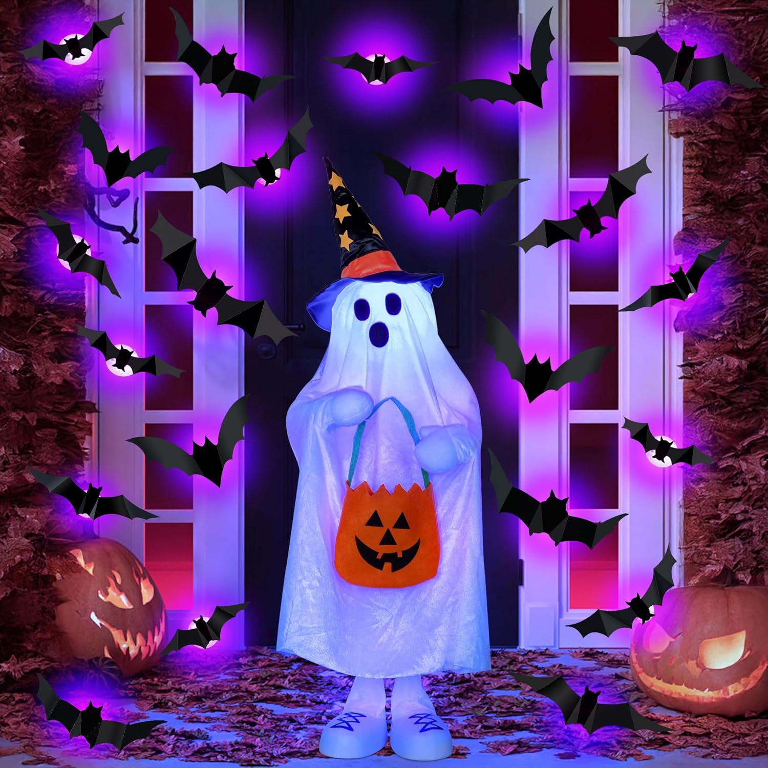 Halloween LED Bats Spider Deco - Outdoor Lighting Wedding Decor recension och pris
