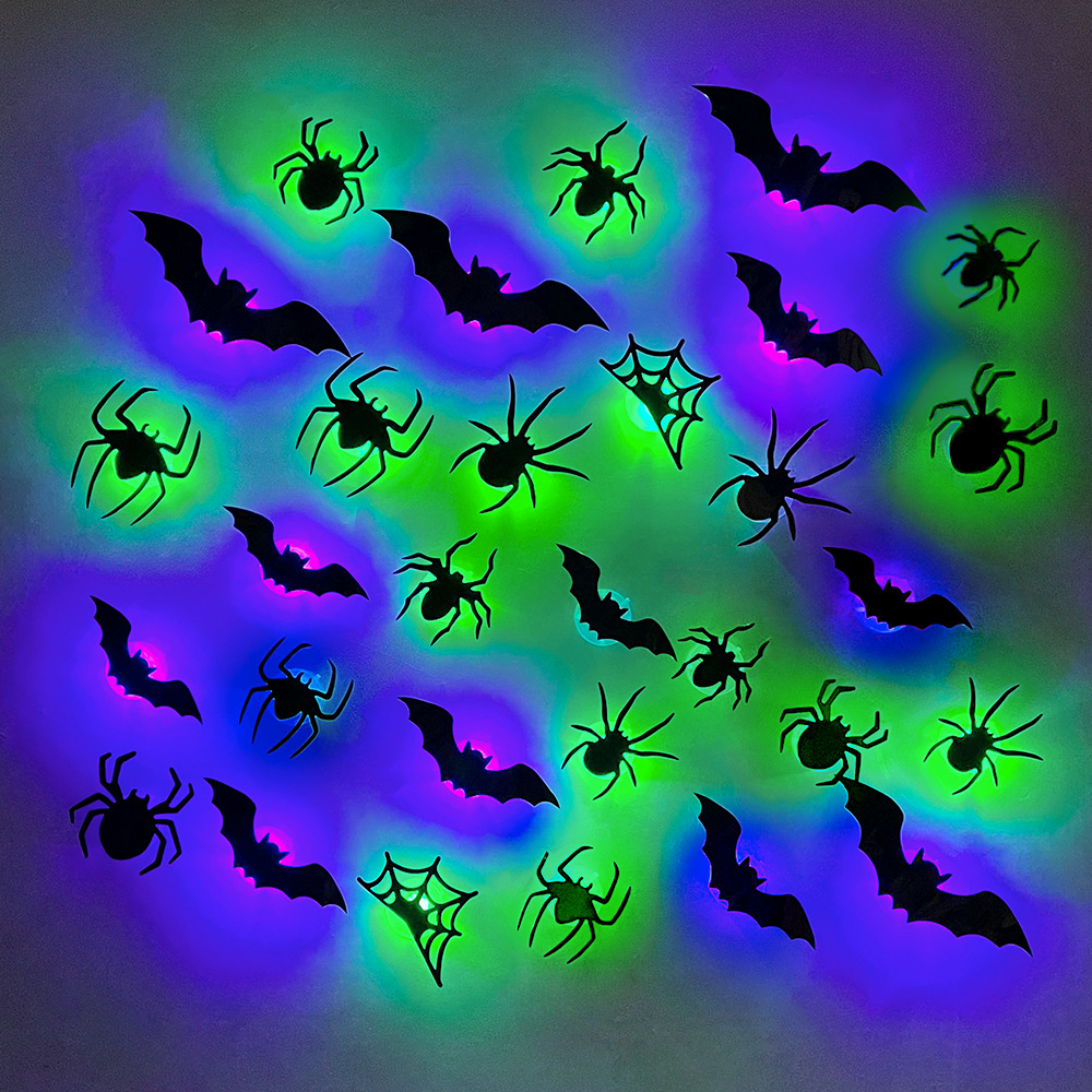 Halloween LED Bats Spider Deco - Outdoor Lighting Wedding Decor recension och pris