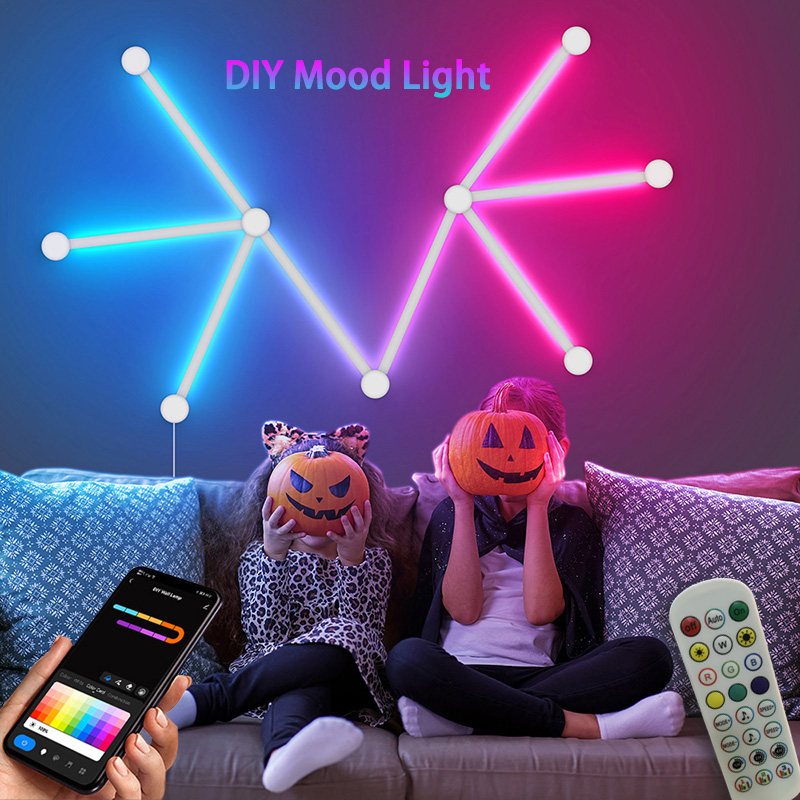 Smart RGB Wall Lamp, Bluetooth - Lighting Decor Ideas recension och pris