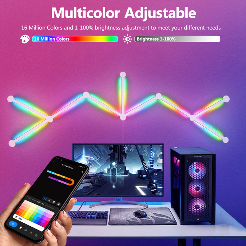 Smart RGB Wall Lamp, Bluetooth - Lighting Decor Ideas recension och pris