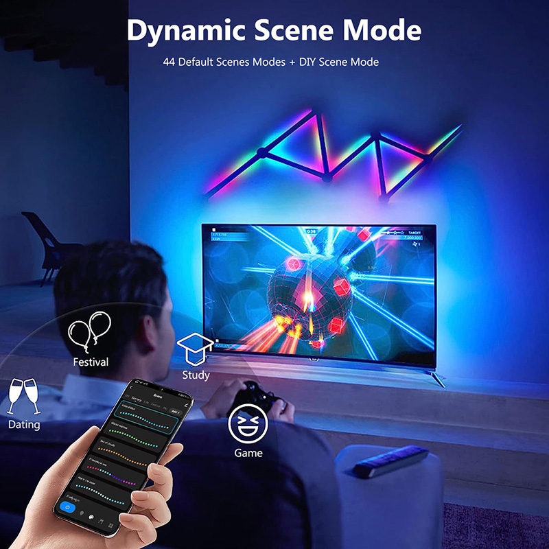 Smart RGB Wall Lamp, Bluetooth - Lighting Decor Ideas recension och pris