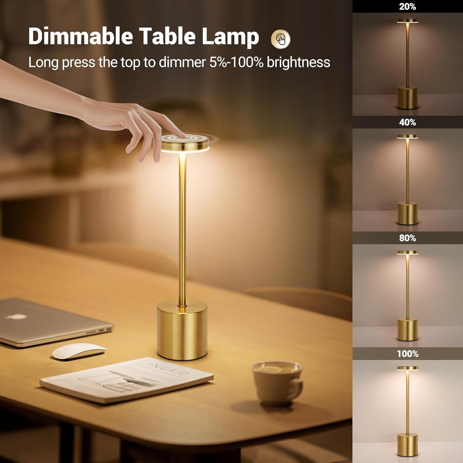 Simple LED Rechargeable Touch  - Colour Changing Bulb recension och pris