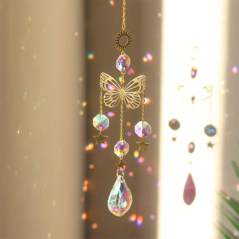 1 PC Butterfly Crystal Sun Cat - Lighting Jockey recension och pris