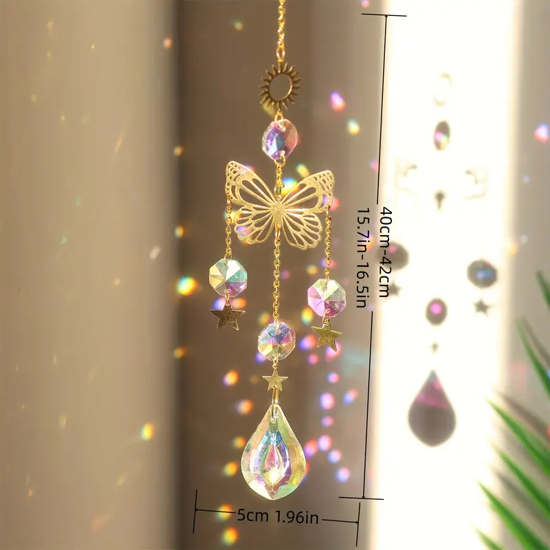 1 PC Butterfly Crystal Sun Cat - Lighting Jockey recension och pris