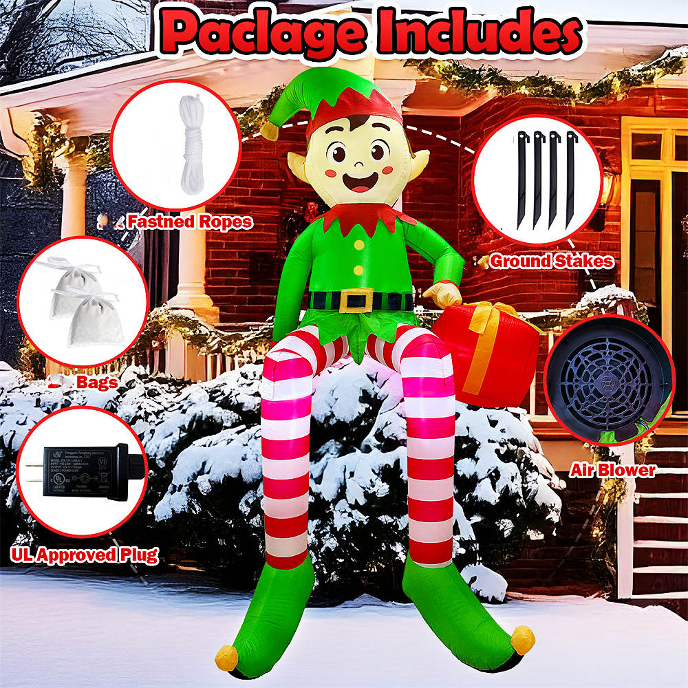 Christmas Inflatable Climbing  - Lighting Decor Ideas recension och pris