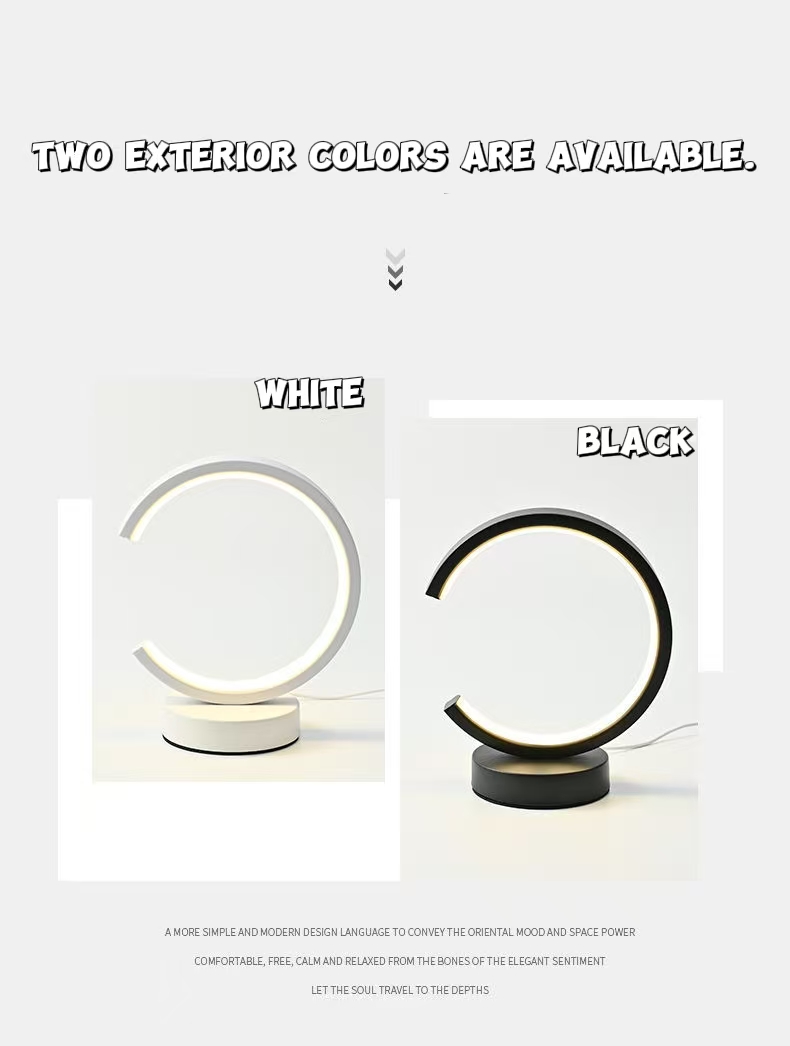 20CM LED Simple Circular Ring  - Decor Lighting Table Lamps recension och pris