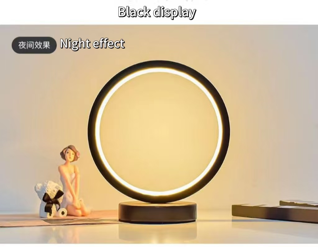 20CM LED Simple Circular Ring  - Decor Lighting Table Lamps recension och pris