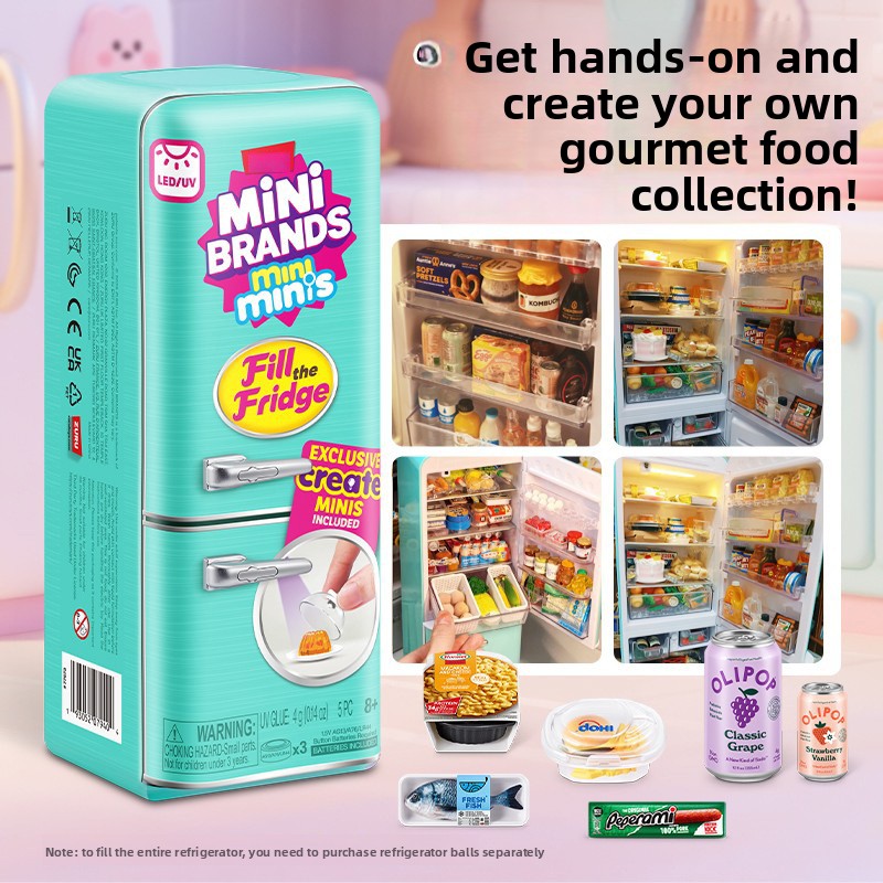 Led Light Up Mini Refrigerator - Kitchen Decor Lighting recension och pris