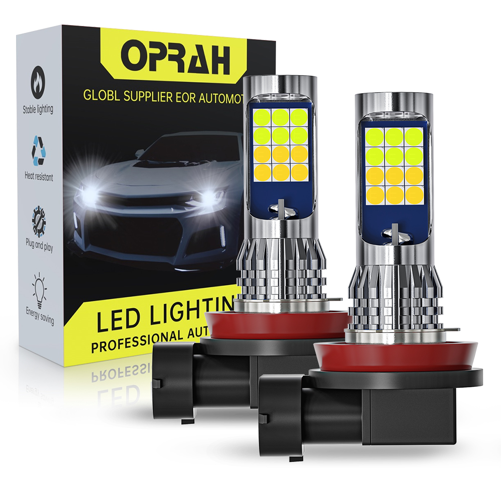 Oprah 2pcs LED Car Fog Light D - Colour Changing Bulb recension och pris