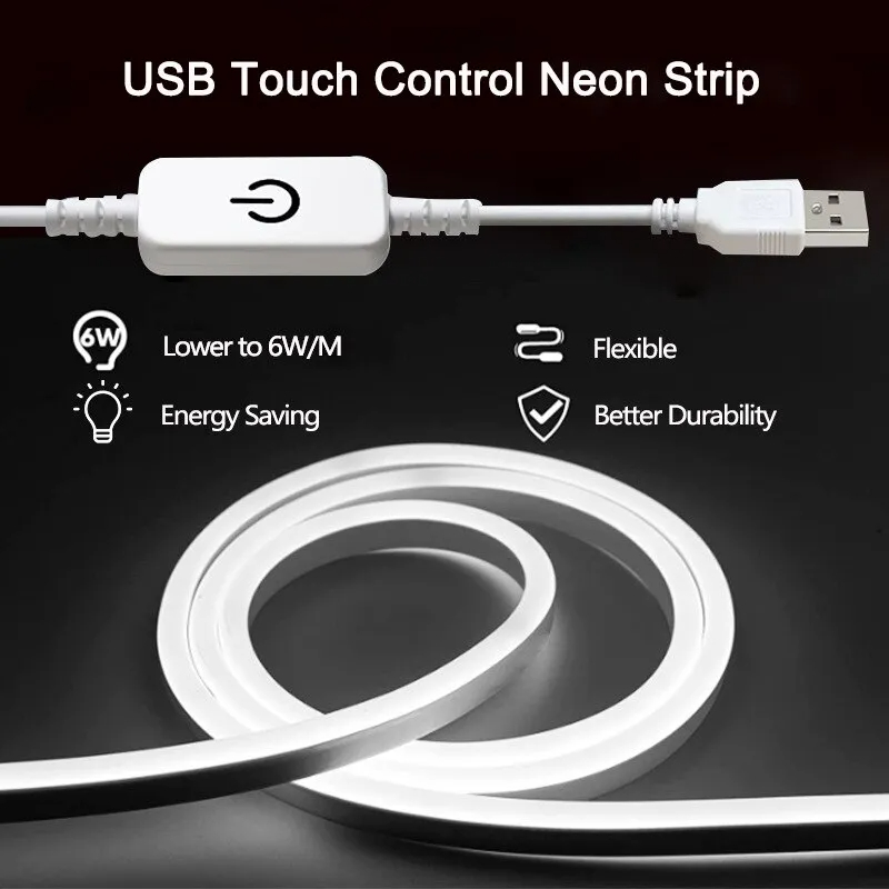 5V USB Touch Sensor LED Neon S - Kitchen Decor Lighting recension och pris