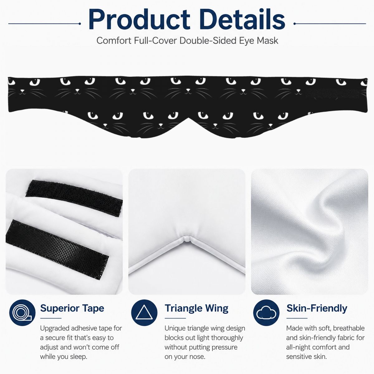 Cute Black Cat sleep mask Ligh - Home Lighting & Decor St Catharines On recension och pris