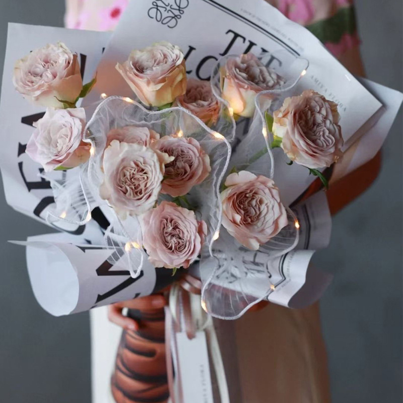 1Pcs LED Flower Wrapping Paper - Lighting Decor Ideas recension och pris
