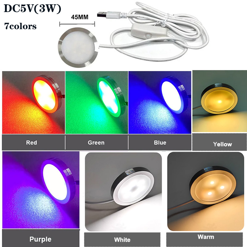 Ultra Thin USB 5V Led Mini Spo - Colour Changing Bulb recension och pris