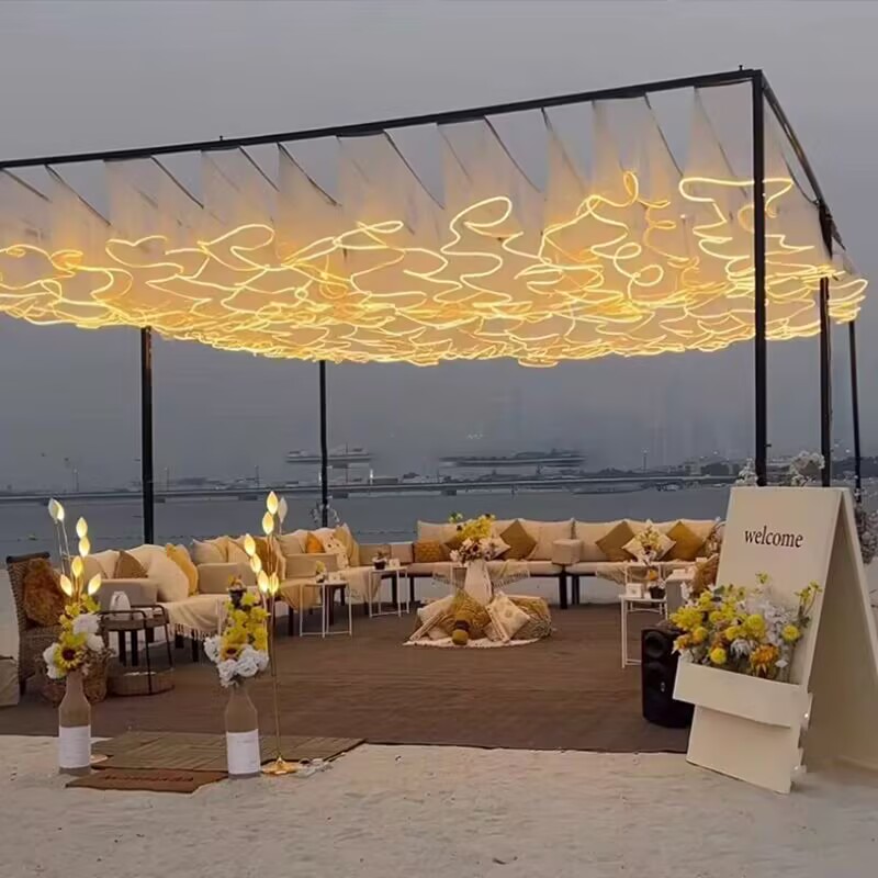 Wedding Ceiling Decoration Out - Outdoor Lighting Wedding Decor recension och pris