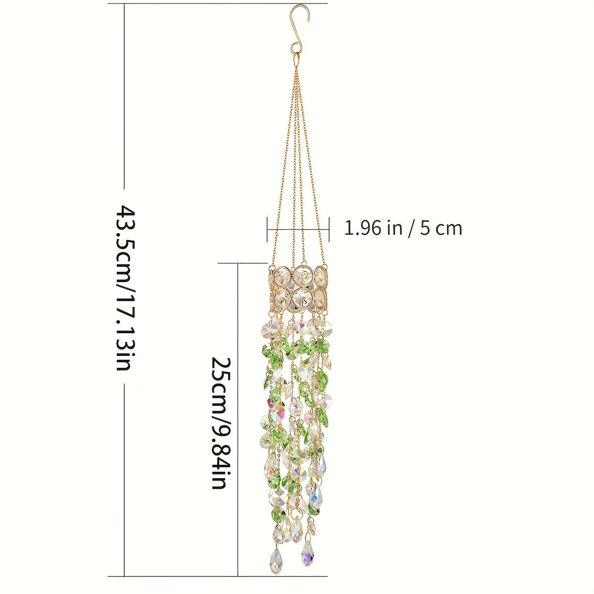 1Pc Crystal Hanging Ornament,  - Lighting Jockey recension och pris