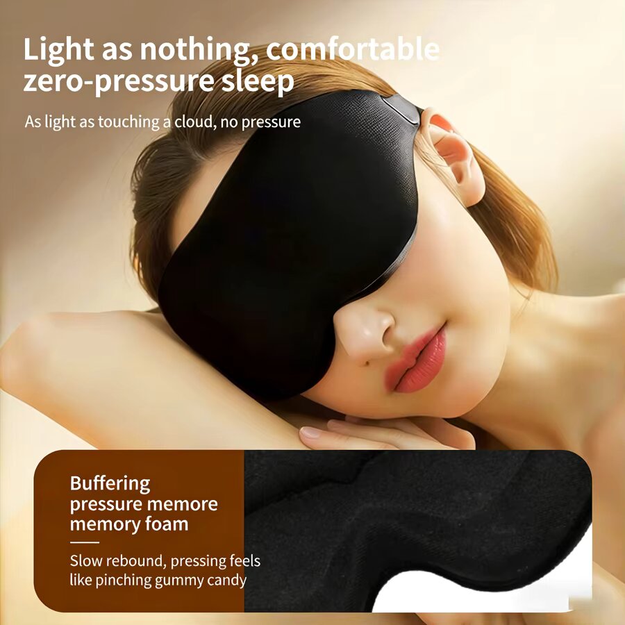 3PCS 3D Memory Foam Sleep Eye  - Lighting Jockey recension och pris