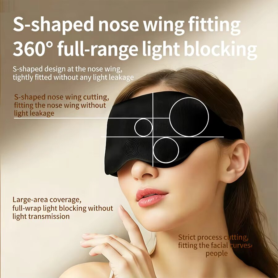 3PCS 3D Memory Foam Sleep Eye  - Lighting Jockey recension och pris