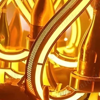 Iron Art LED Light Up Wine Bot - Lighting Decor Ideas recension och pris