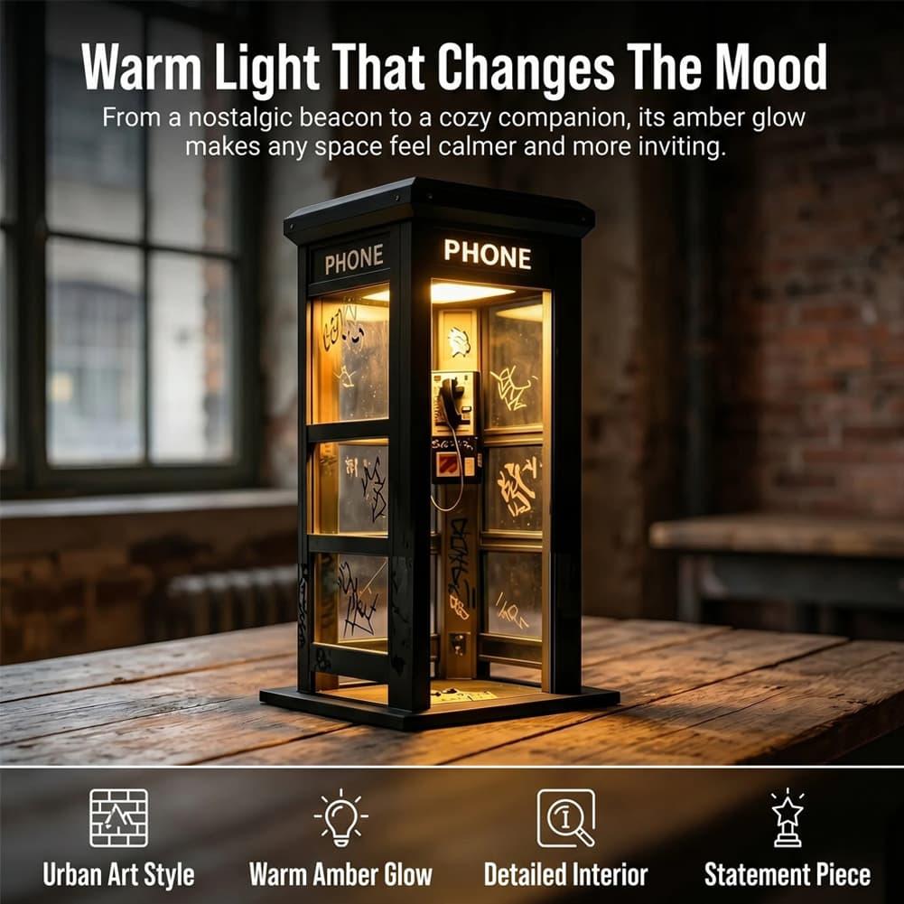 Vintage London Telephone Booth - Decor Lighting Table Lamps recension och pris