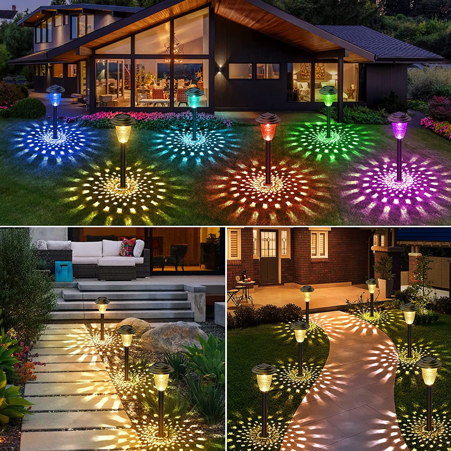 Solar Pathway Lights Outdoor S - Colour Changing Bulb recension och pris