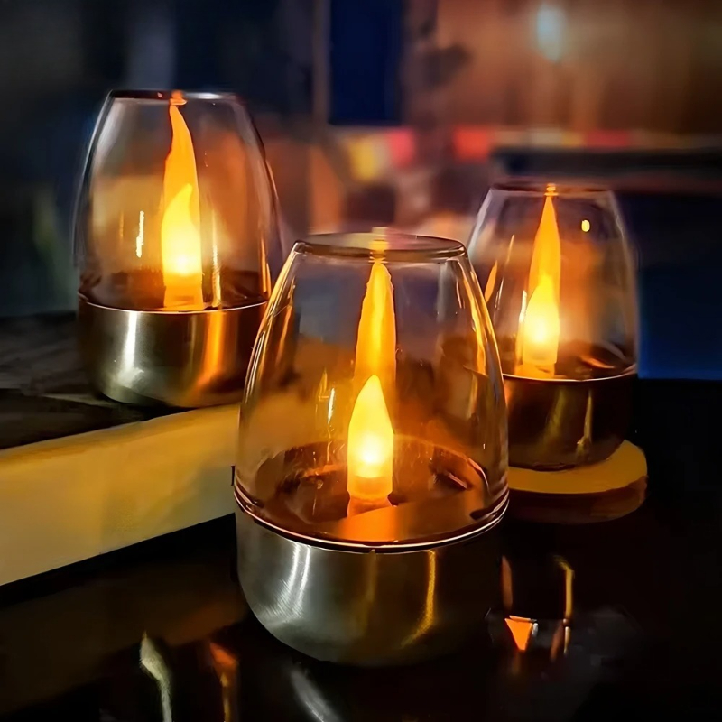 LED Solar Candles Light Flamel - Outdoor Lighting Wedding Decor recension och pris